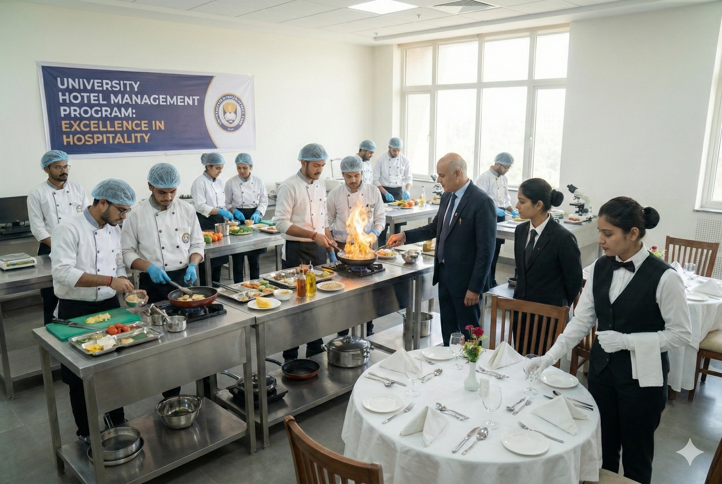 Hotel Management Students Training